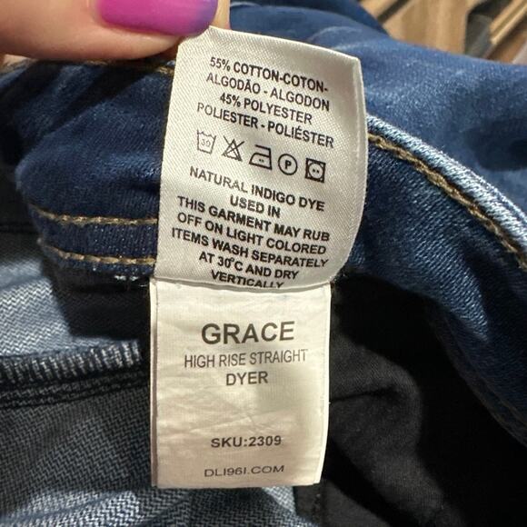 DL1961 Grace High Rise Straight size 32 - Picture 9 of 9